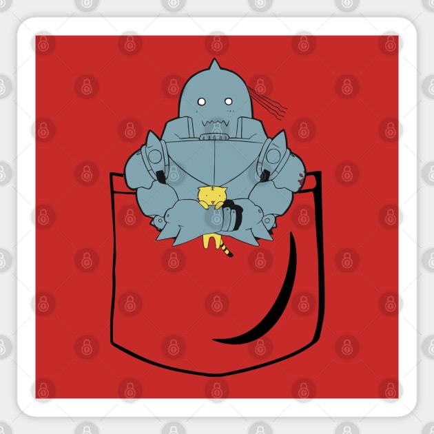 Pocket Alphonse Sticker by clairelions